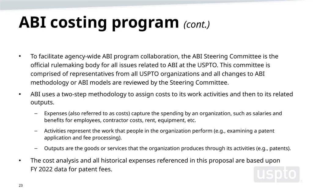 May 2023 Patent Fee Proposal Background - slide 23 of 60