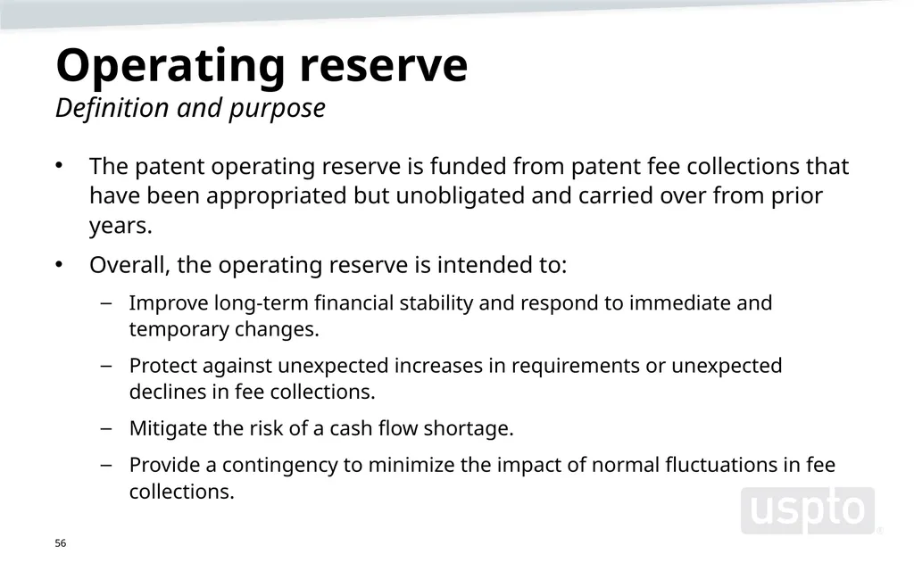 May 2023 Patent Fee Proposal Background - slide 56 of 60