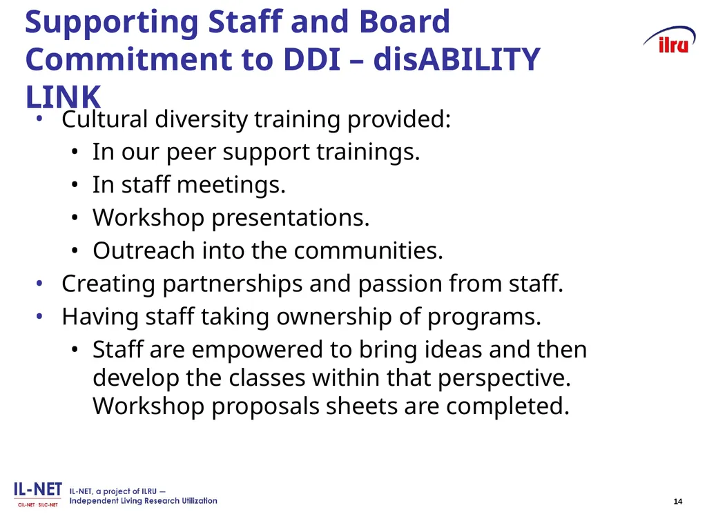 Independent Living Research Utilization - slide 13 of 40