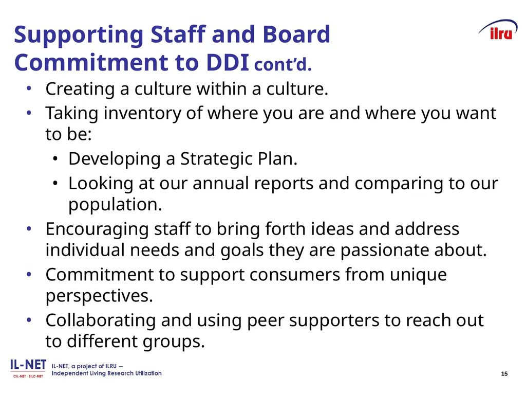 Independent Living Research Utilization - slide 14 of 40