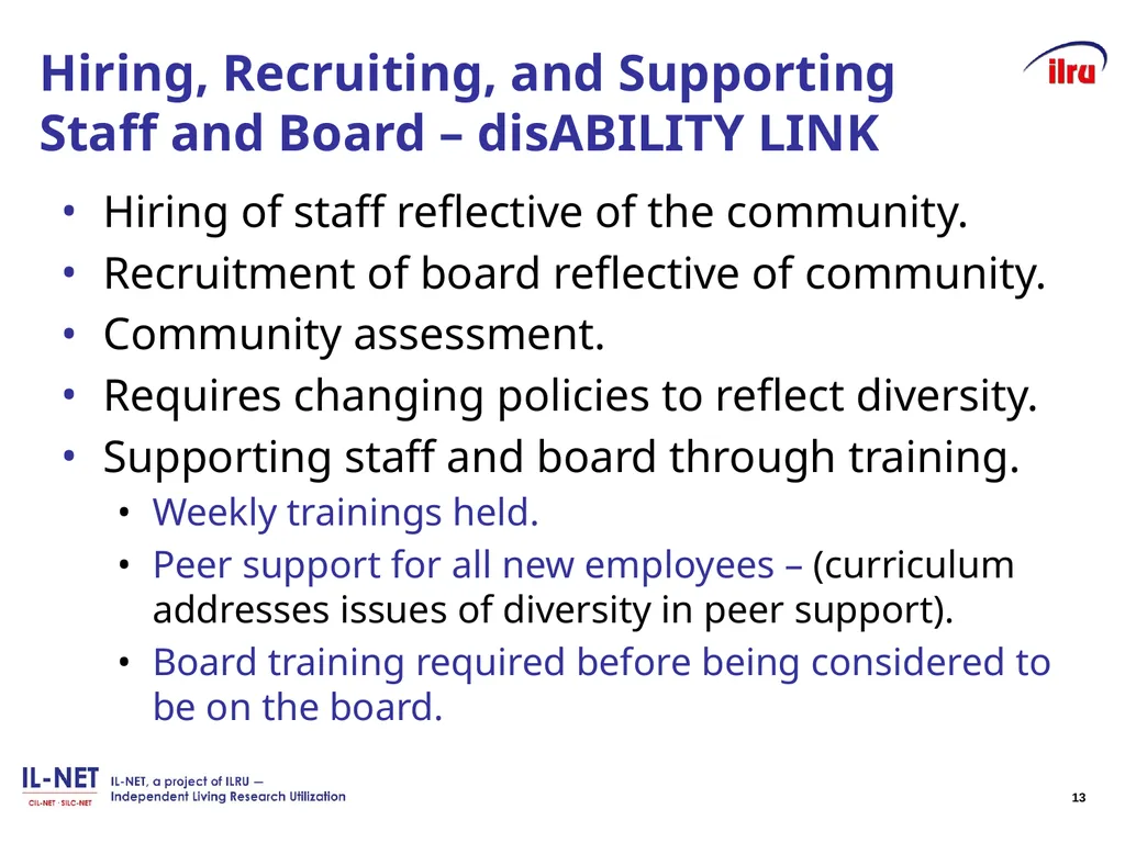 Independent Living Research Utilization - slide 12 of 40
