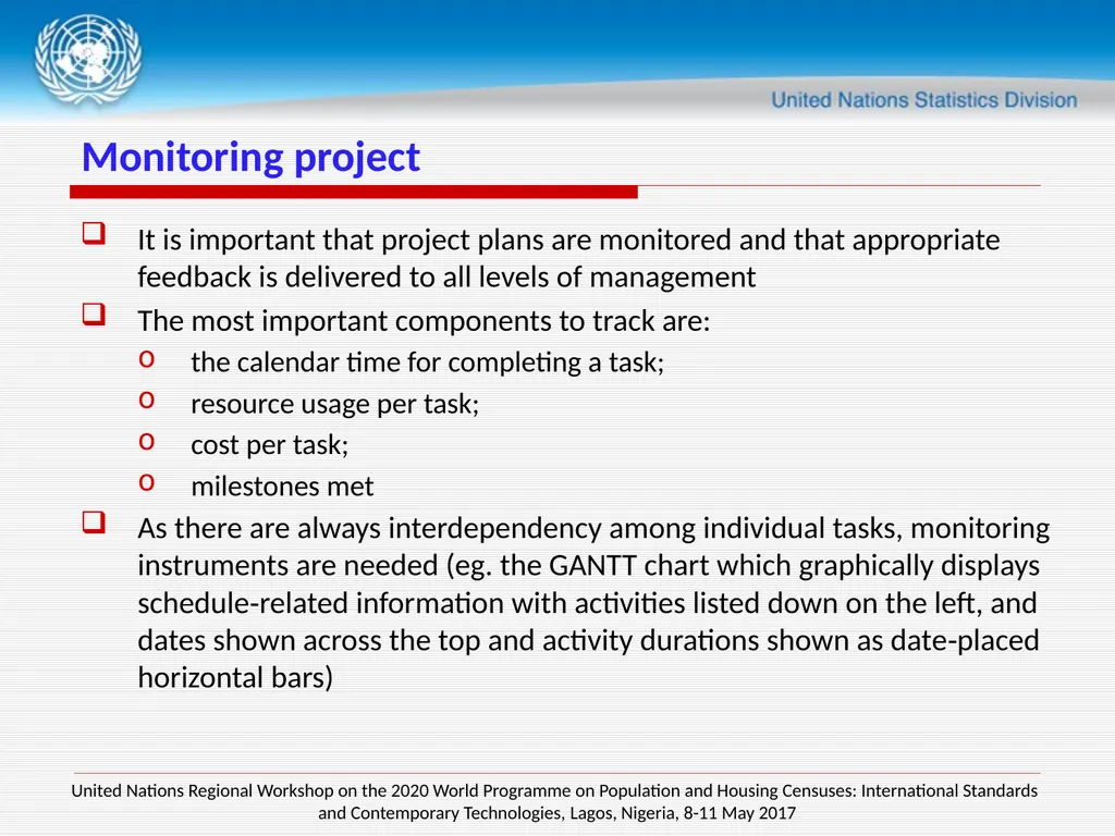 Session 4 Census planning and management UNSD - slide 14 of 27