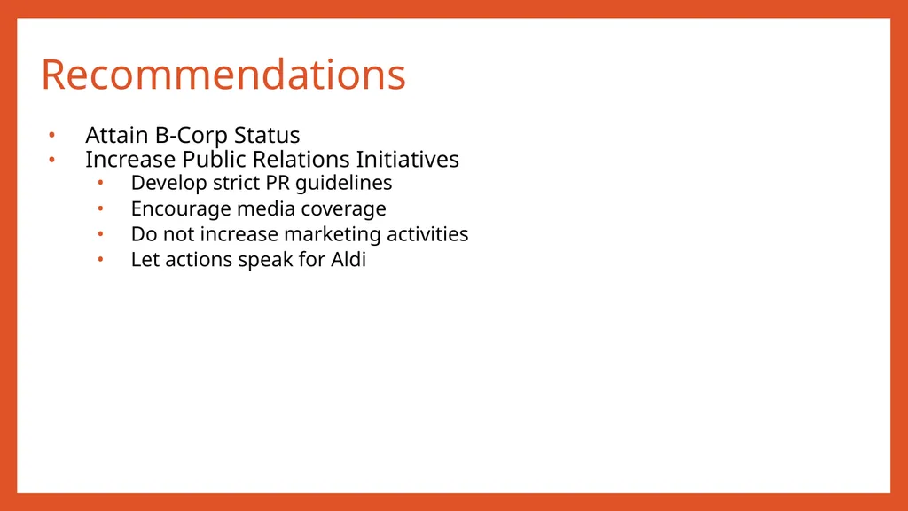 ALDI: Corporate Responsibility Strategy Madeline - slide 6 of 15