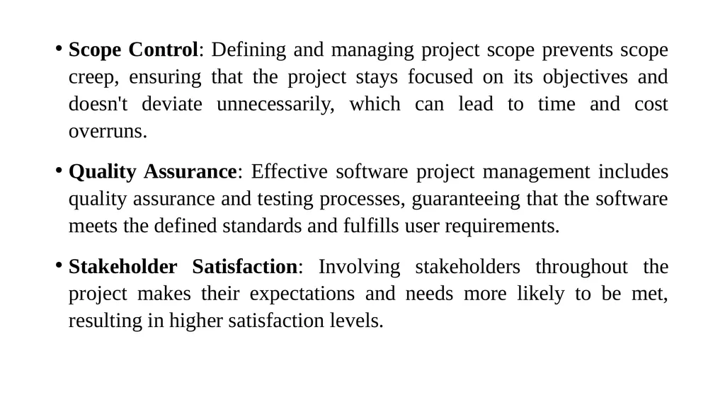 Importance of Software Project Management - slide 3 of 57