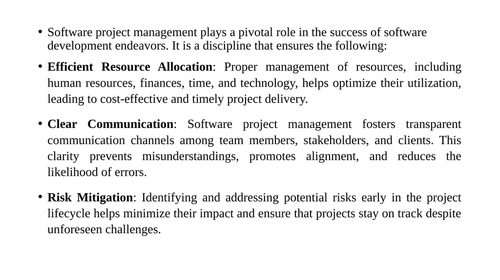 Importance of Software Project Management - slide 2 of 57