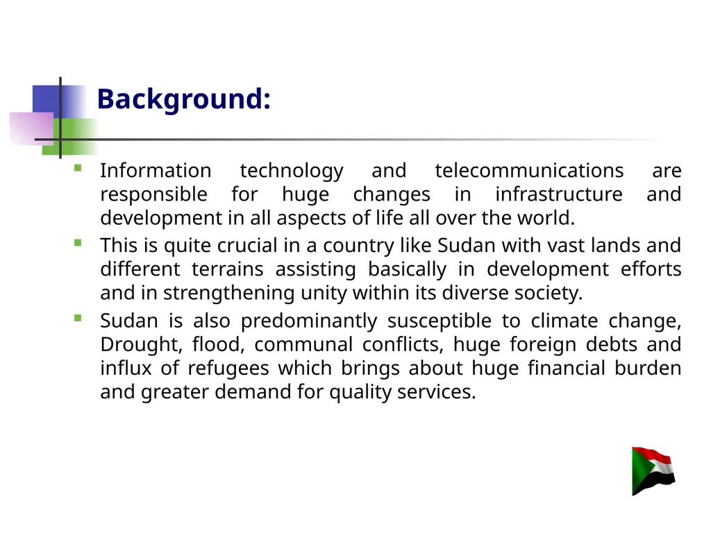 The Republic of Sudan Ministry of Security and - slide 2 of 30