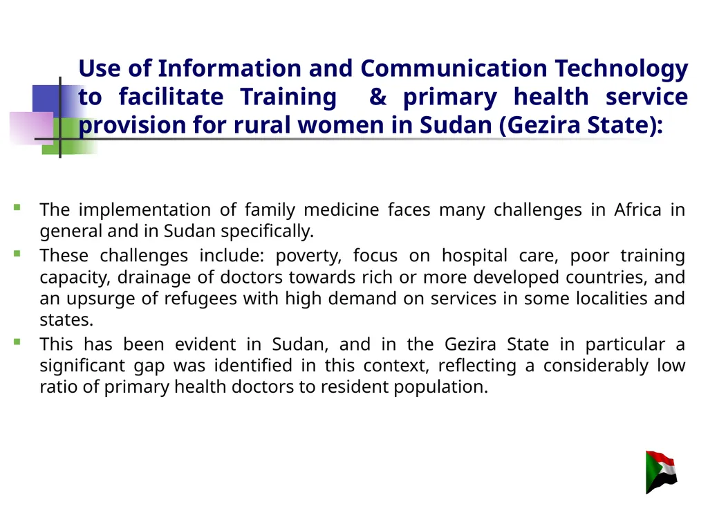 The Republic of Sudan Ministry of Security and - slide 17 of 30