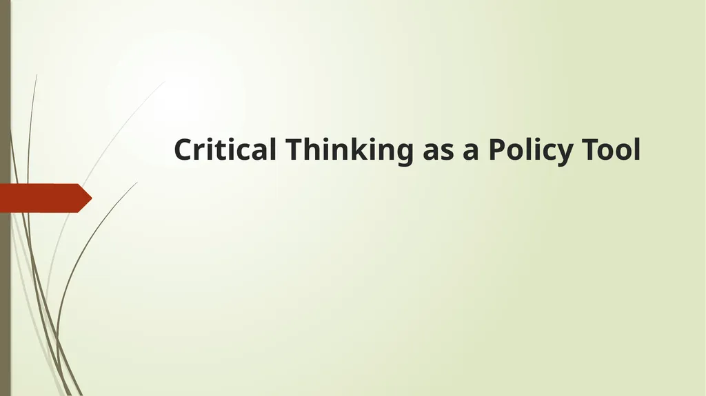 THE ECONOMIC ANALYSIS OF PUBLIC POLICY,2nd Edition - slide 21 of 30