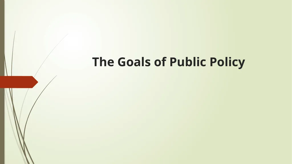 THE ECONOMIC ANALYSIS OF PUBLIC POLICY,2nd Edition - slide 8 of 30