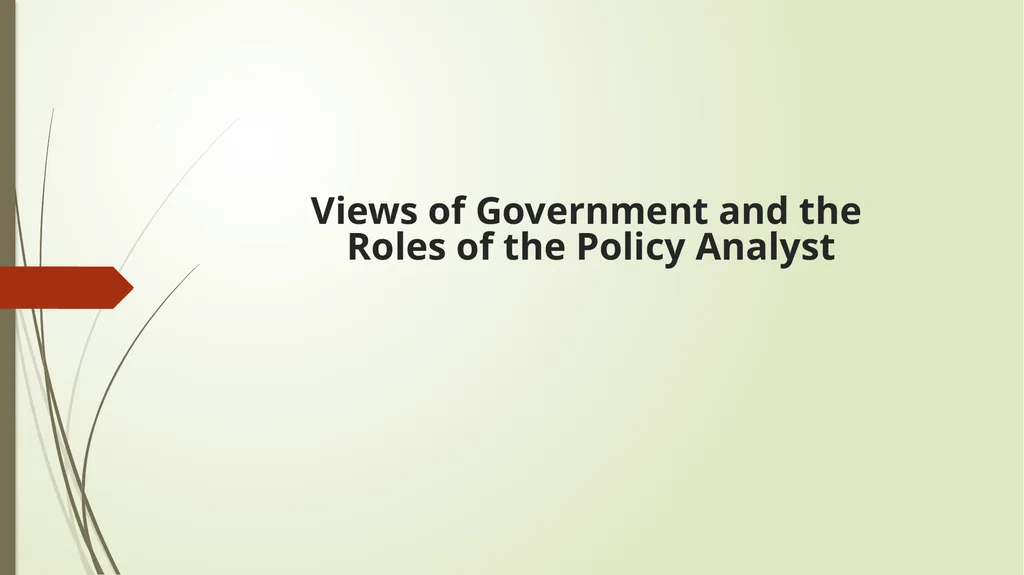 THE ECONOMIC ANALYSIS OF PUBLIC POLICY,2nd Edition - slide 15 of 30
