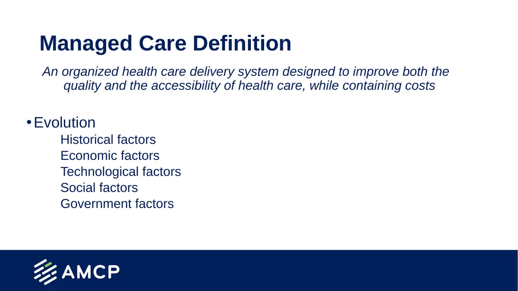Pharmacy Practice in Managed Care Presentation - slide 2 of 38