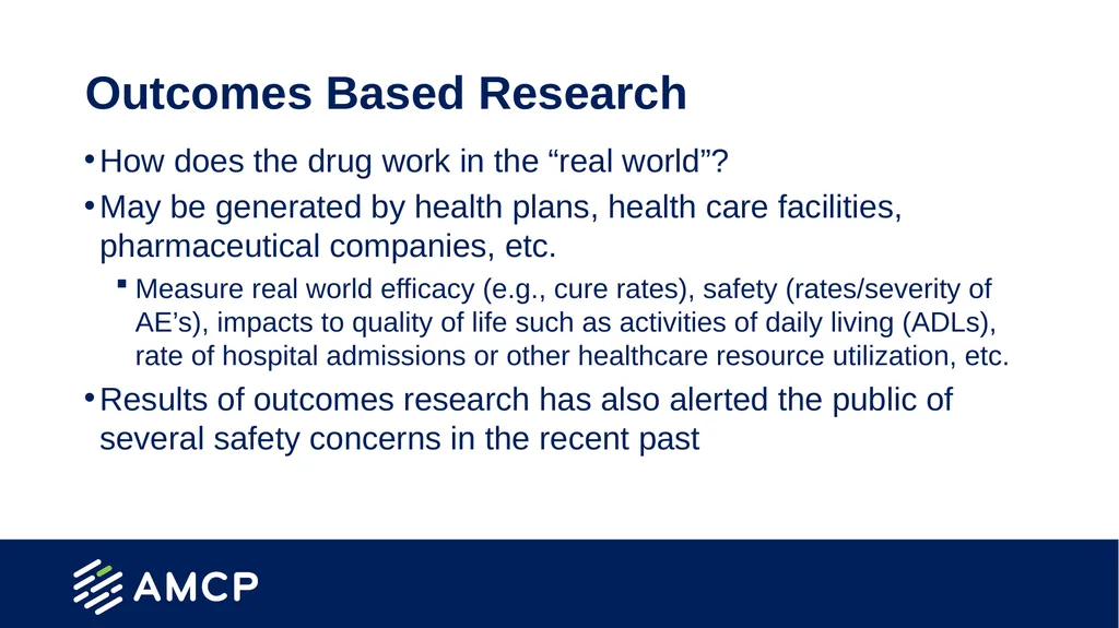 Pharmacy Practice in Managed Care Presentation - slide 27 of 38