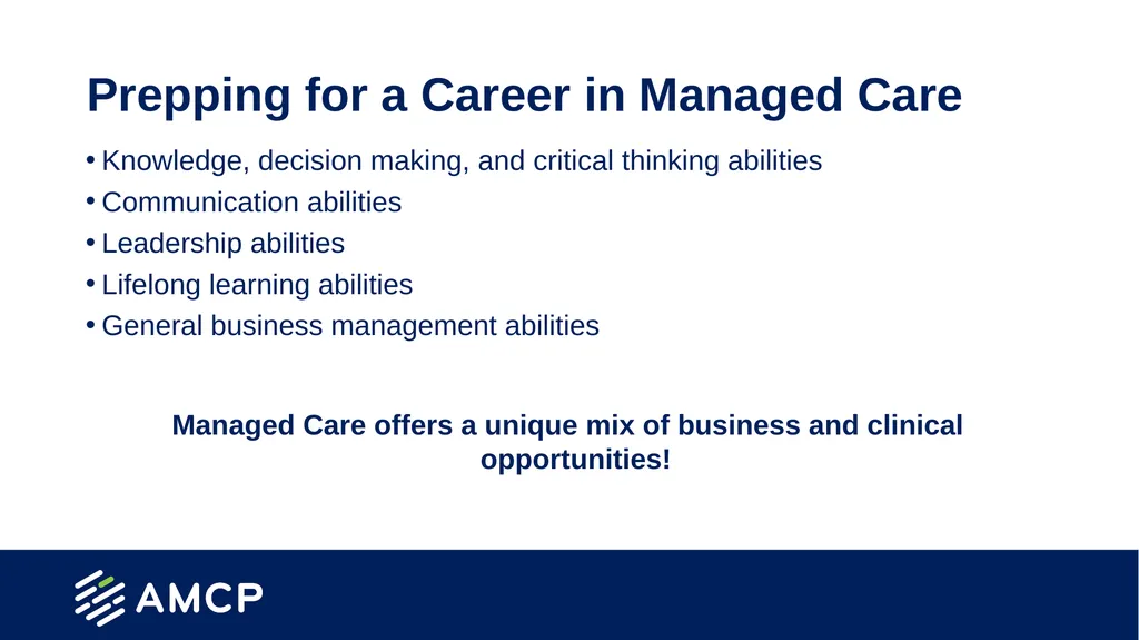 Pharmacy Practice in Managed Care Presentation - slide 33 of 38