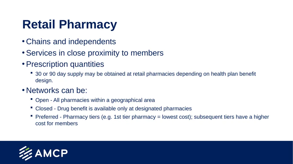 Pharmacy Practice in Managed Care Presentation - slide 13 of 38