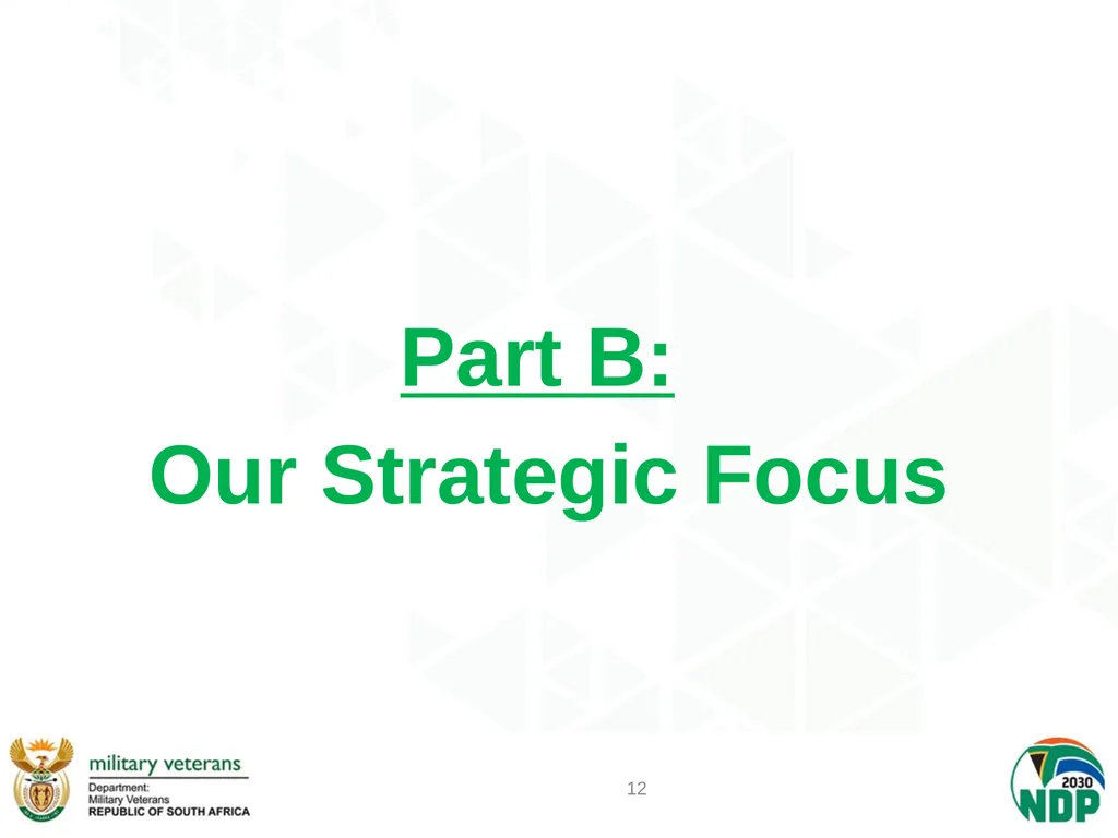 PRESENTATION TO PCD&MV DEPARTMENT OF MILITARY - slide 12 of 68