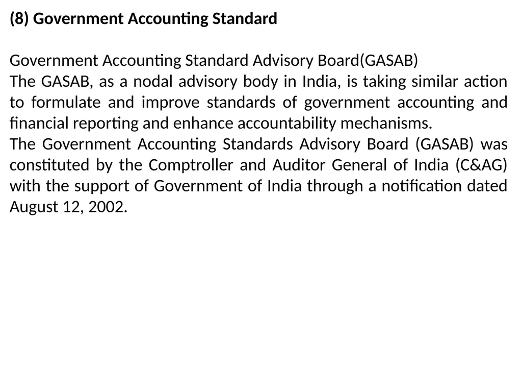 Government Accounting Target Government - slide 30 of 62