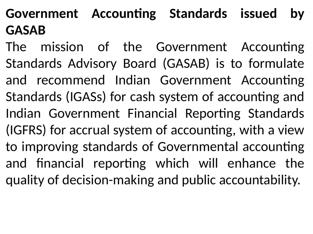 Government Accounting Target Government - slide 33 of 62