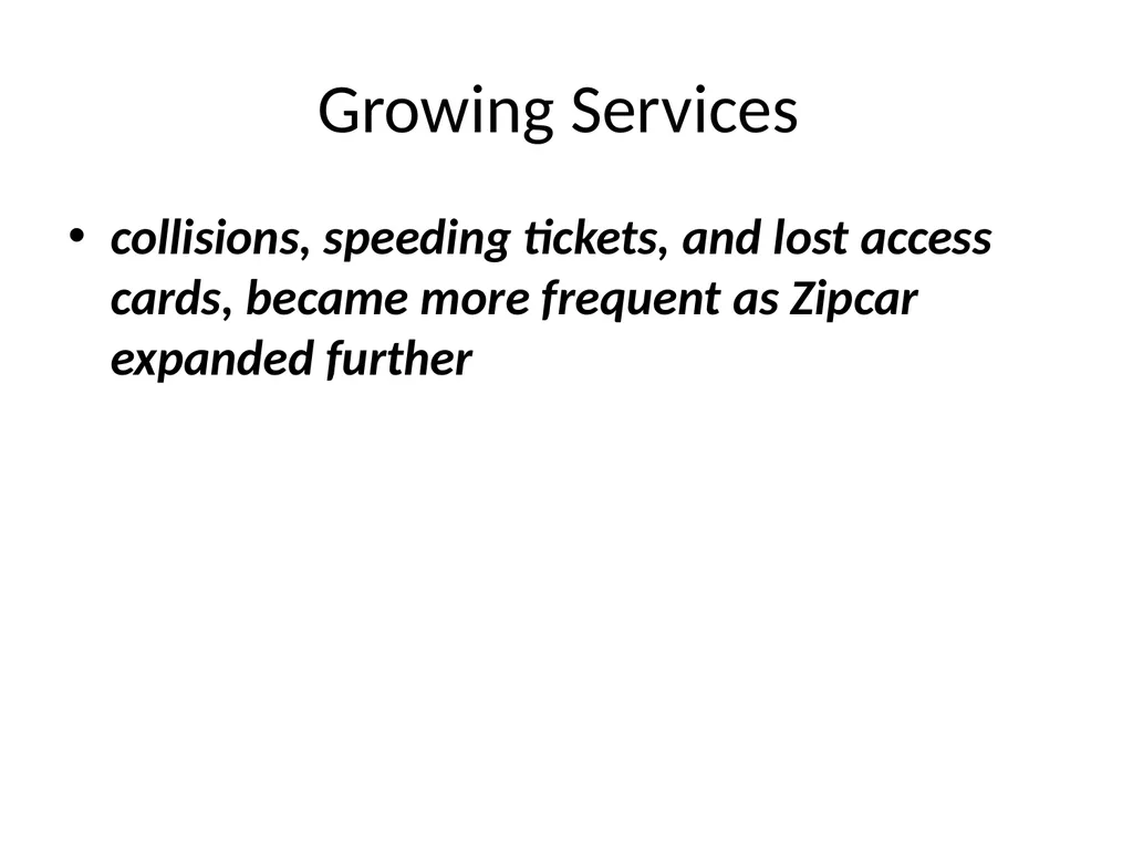 Product-Service Systems In June 2000, Zipcar - slide 12 of 13