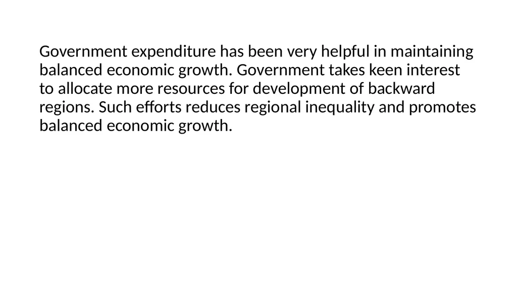 Public Expenditure Expenses incurred by the public - slide 26 of 26