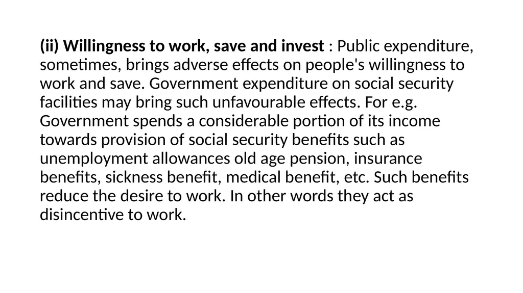 Public Expenditure Expenses incurred by the public - slide 20 of 26