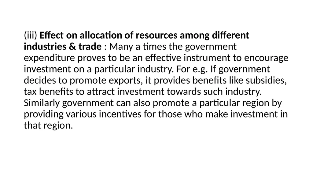 Public Expenditure Expenses incurred by the public - slide 21 of 26