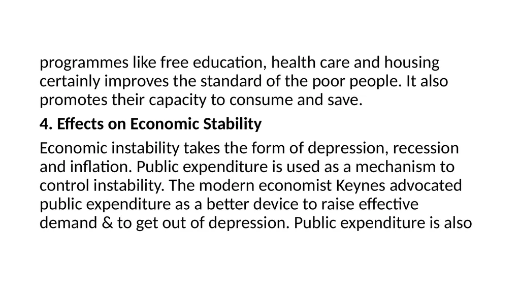 Public Expenditure Expenses incurred by the public - slide 24 of 26