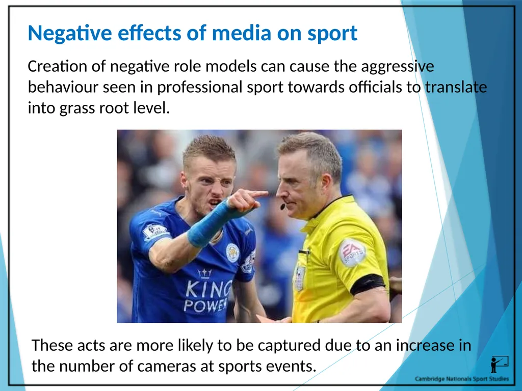 R054 – Sport and the Media Learning Outcomes LO1 - - slide 19 of 40