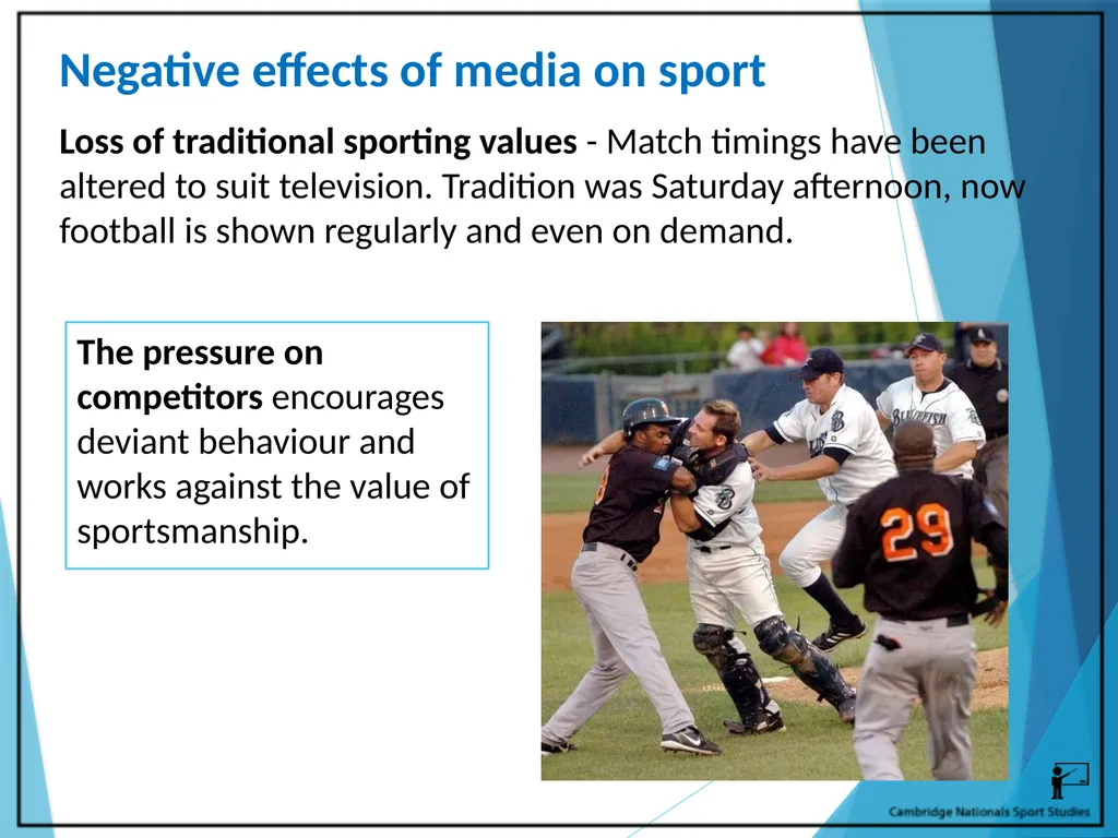 R054 – Sport and the Media Learning Outcomes LO1 - - slide 16 of 40