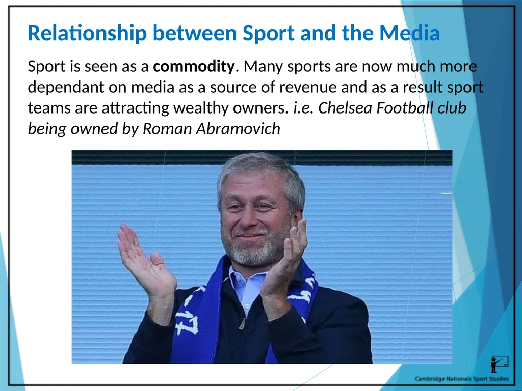 R054 – Sport and the Media Learning Outcomes LO1 - - slide 28 of 40