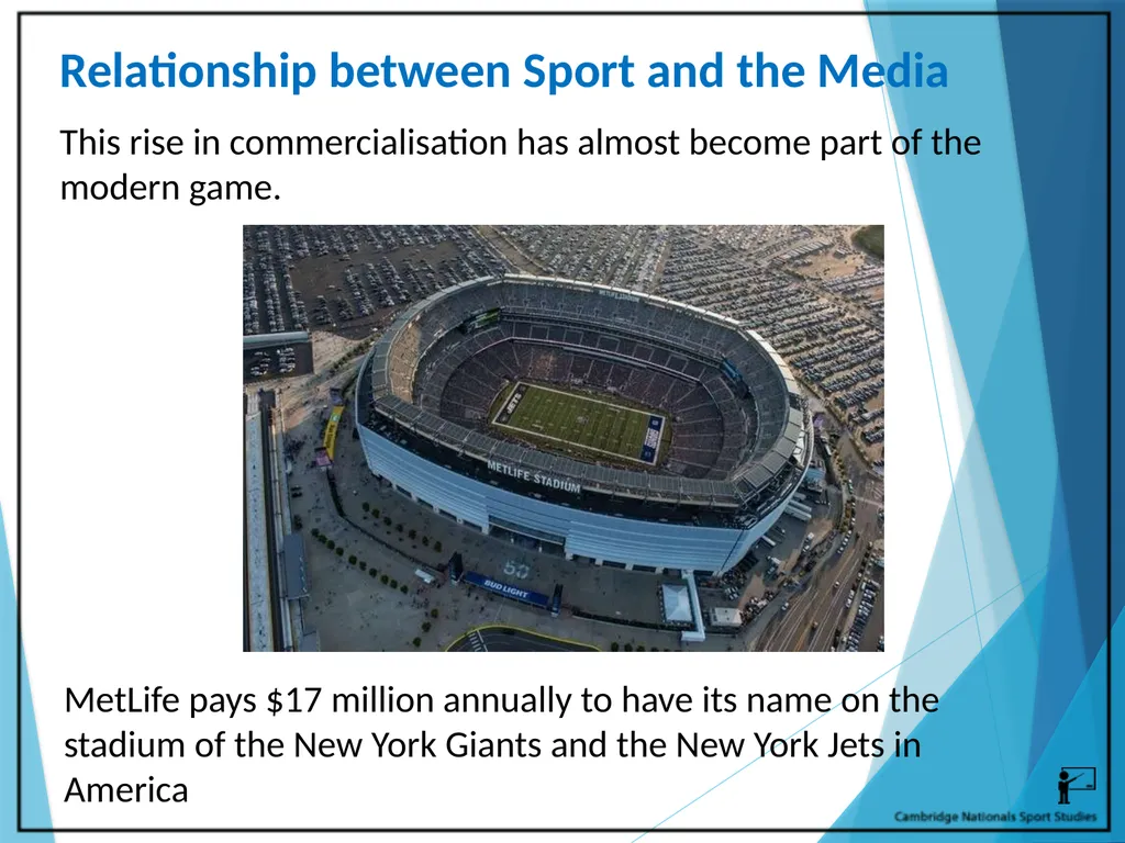 R054 – Sport and the Media Learning Outcomes LO1 - - slide 30 of 40