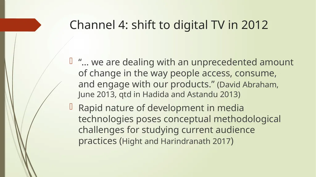 Digital Diaspora Audiences Professor Janet Wilson, - slide 6 of 12
