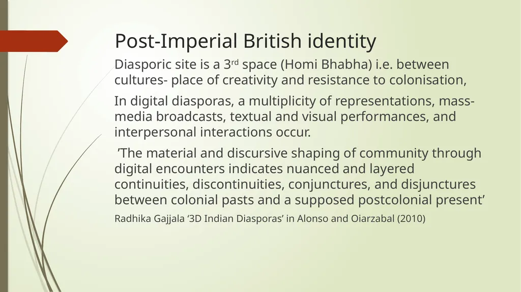 Digital Diaspora Audiences Professor Janet Wilson, - slide 5 of 12