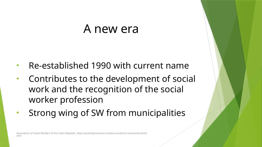 Association of Social Workers of the Czech - slide 6 of 13