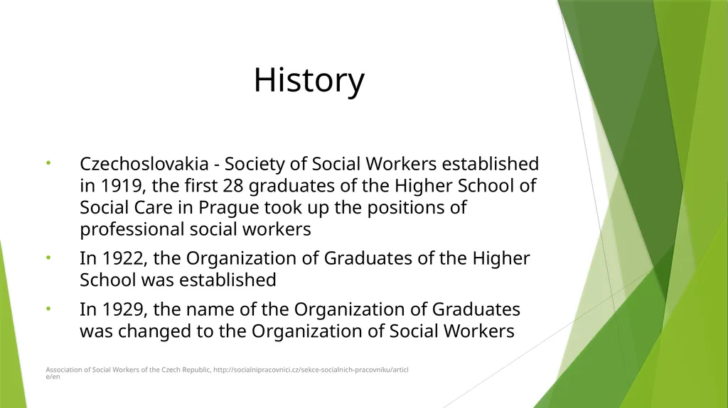 Association of Social Workers of the Czech - slide 3 of 13