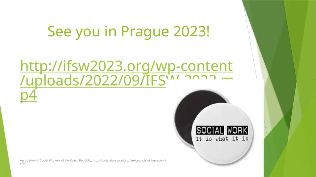 Association of Social Workers of the Czech - slide 13 of 13