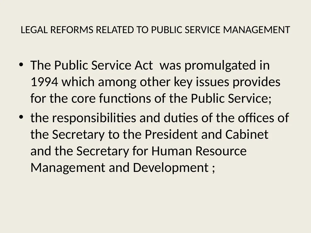 Public sector reforms and employee relations: Is - slide 9 of 63