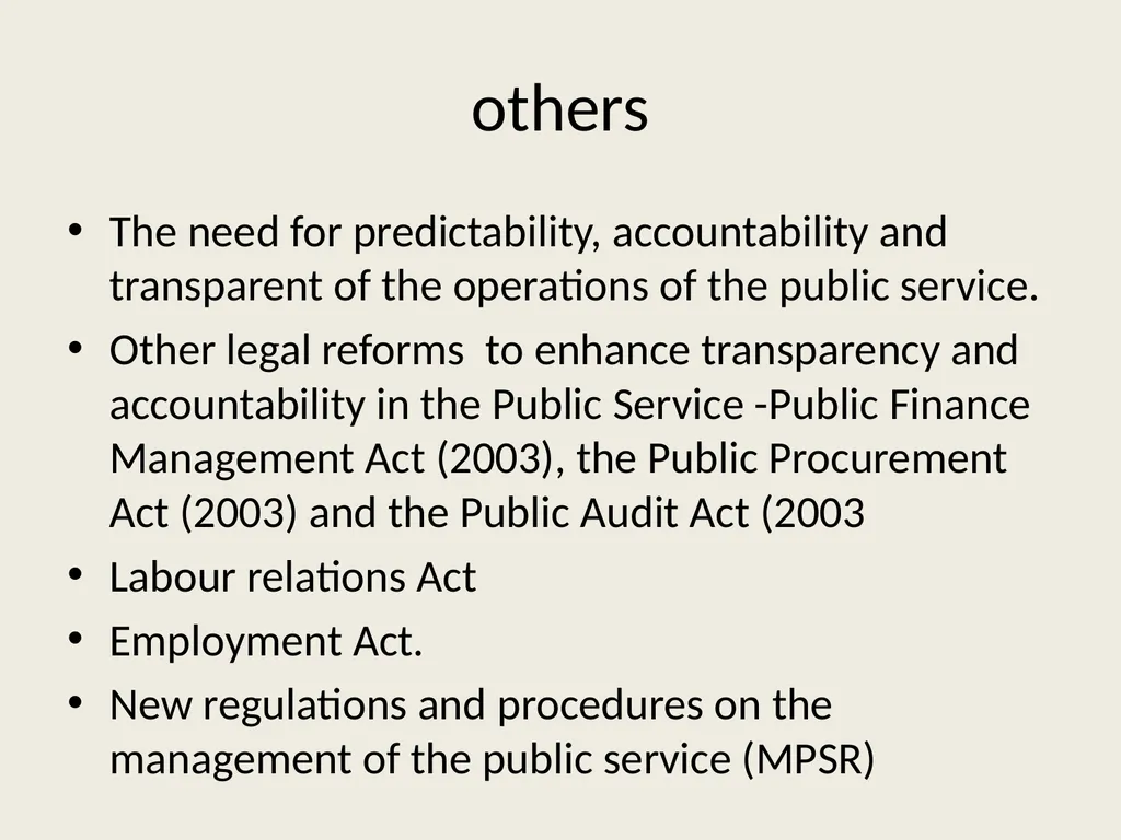 Public sector reforms and employee relations: Is - slide 10 of 63