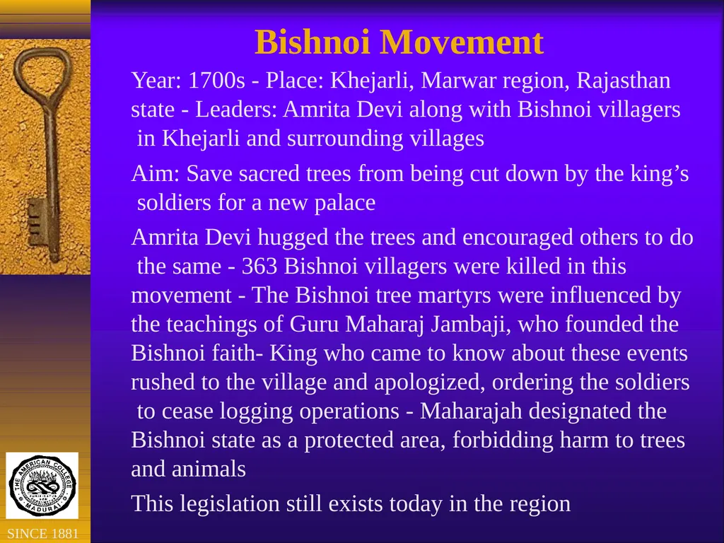 Environmental Movements in India: Lessons for New - slide 9 of 22