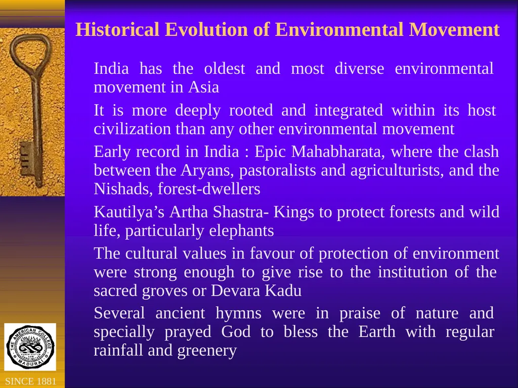 Environmental Movements in India: Lessons for New - slide 6 of 22