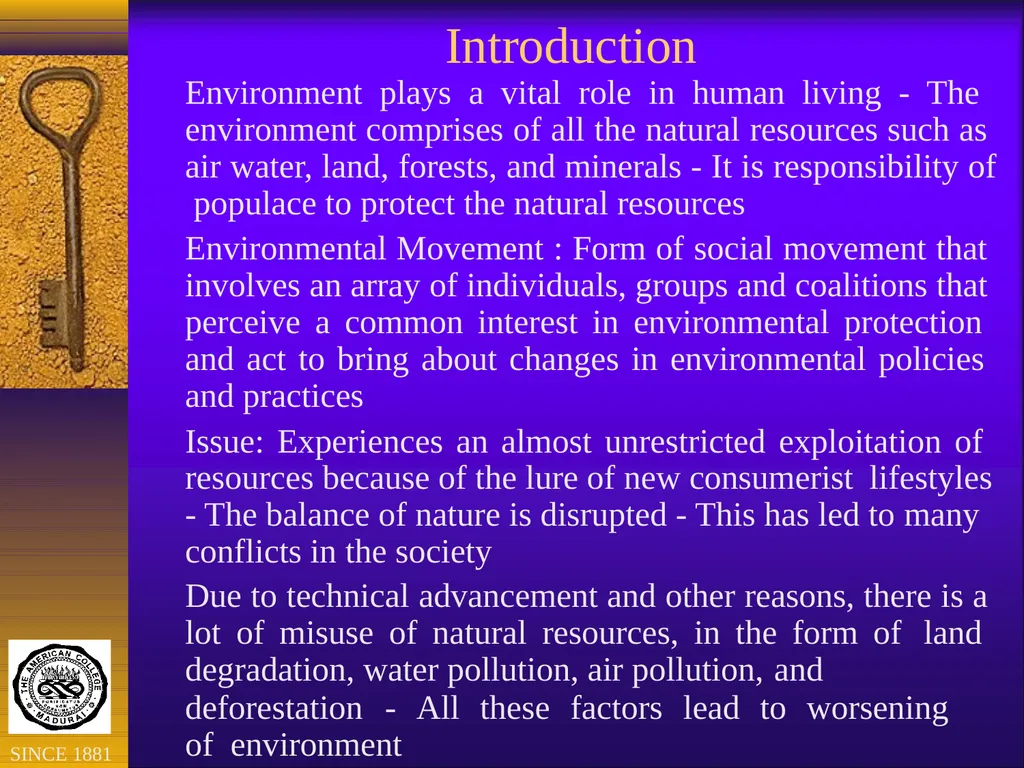 Environmental Movements in India: Lessons for New - slide 4 of 22