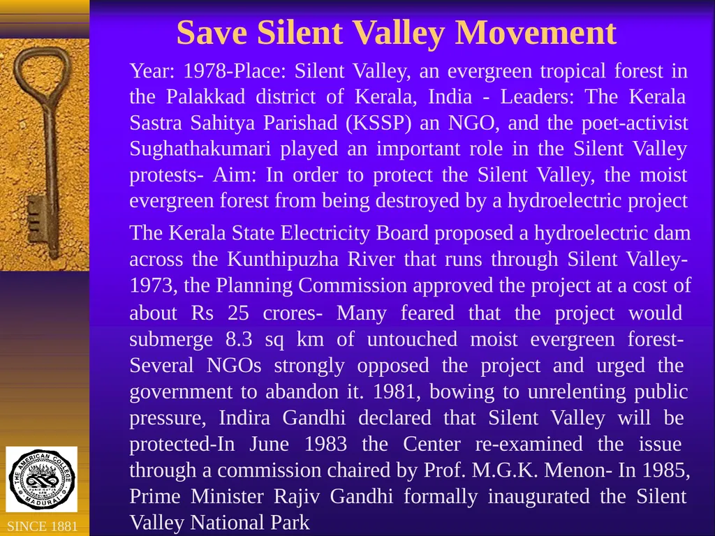 Environmental Movements in India: Lessons for New - slide 11 of 22