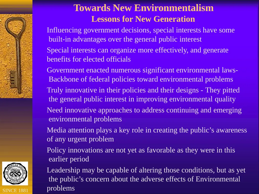 Environmental Movements in India: Lessons for New - slide 17 of 22