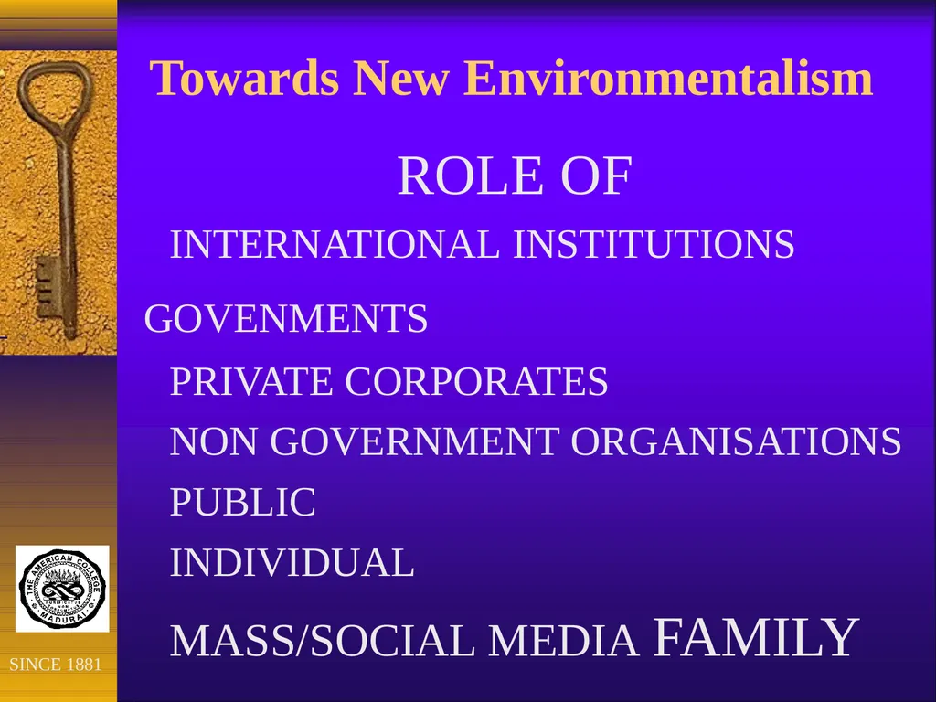 Environmental Movements in India: Lessons for New - slide 18 of 22