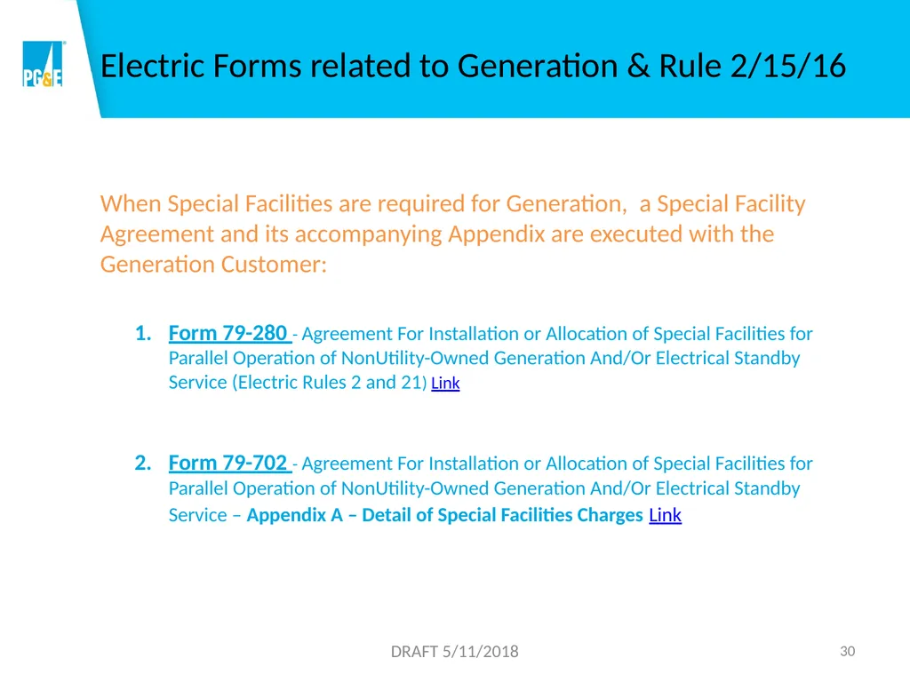 Overview of Rules 2, 15, 16 and 21 1 DRAFT - slide 30 of 46