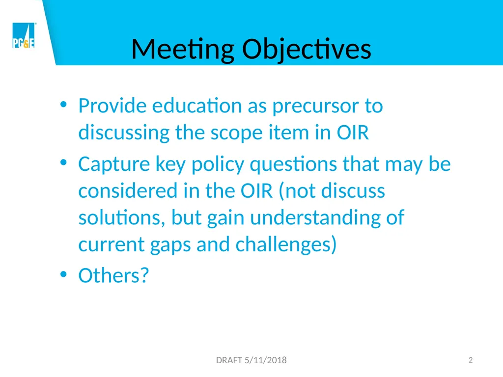 Overview of Rules 2, 15, 16 and 21 1 DRAFT - slide 2 of 46