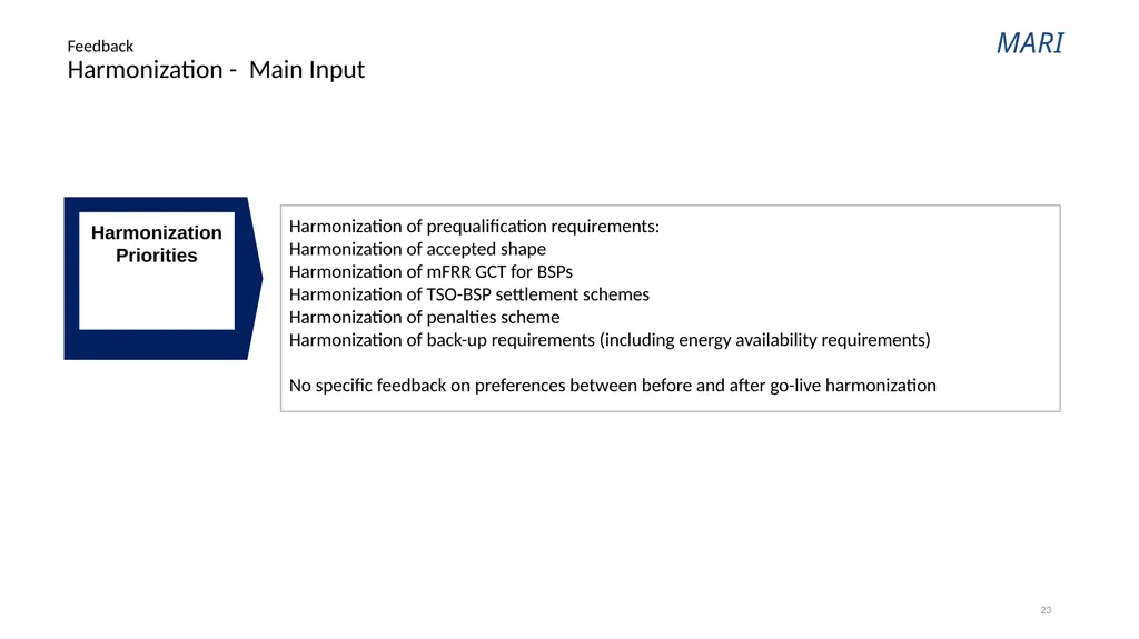 MARI Manually Activated Reserves Initiative BSG - slide 23 of 24
