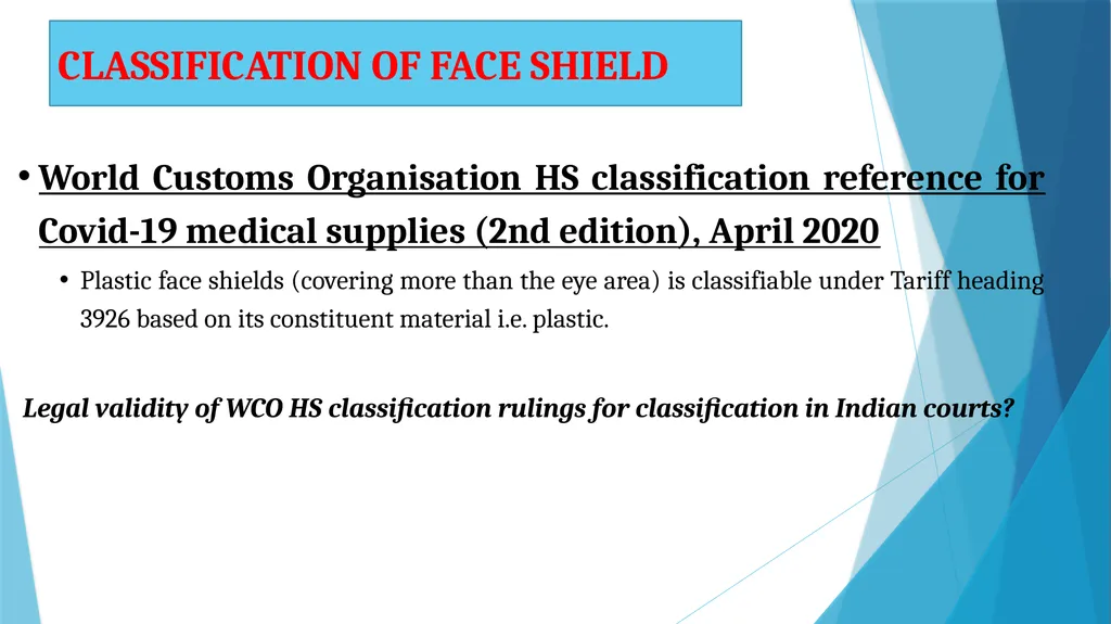 IMPACTS OF COVID-19 IN GST Shivam Mehta, - slide 53 of 58