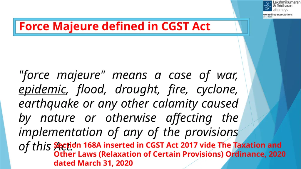 IMPACTS OF COVID-19 IN GST Shivam Mehta, - slide 6 of 58