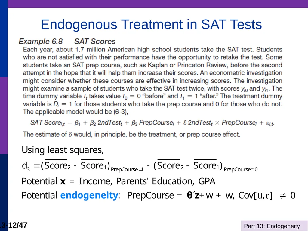 Econometrics I Professor William Greene Stern - slide 12 of 51