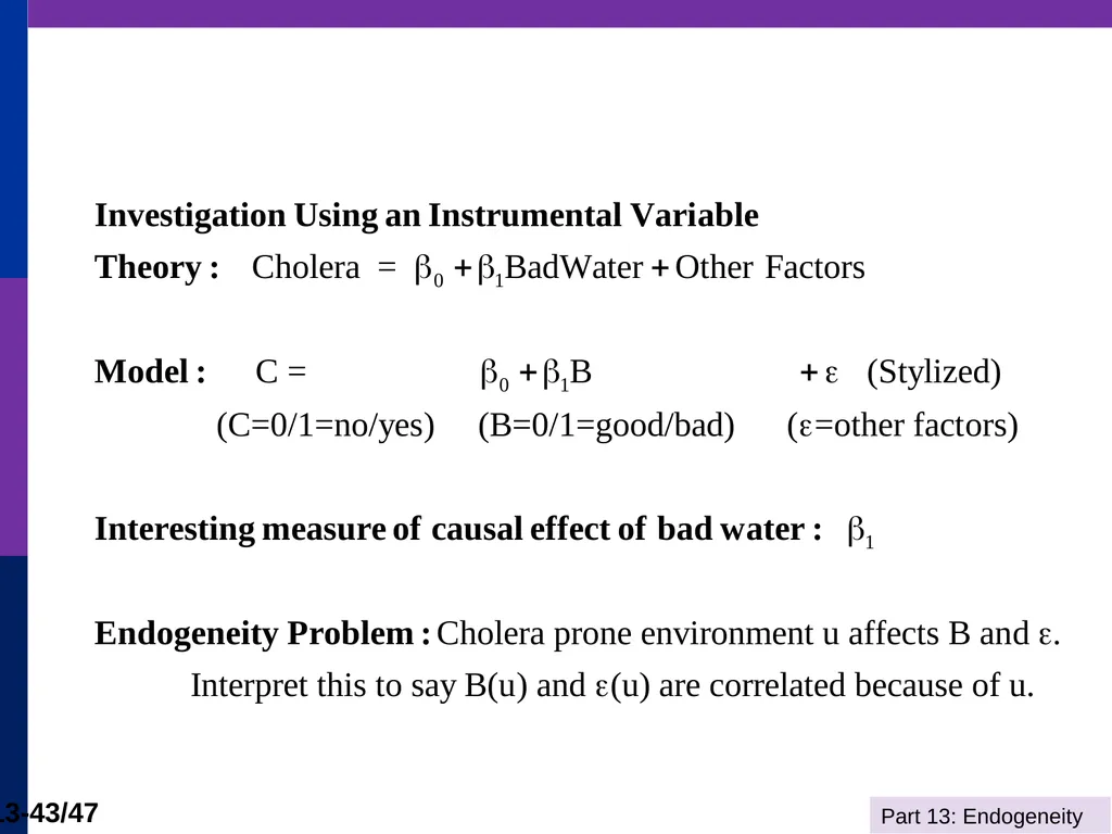 Econometrics I Professor William Greene Stern - slide 43 of 51